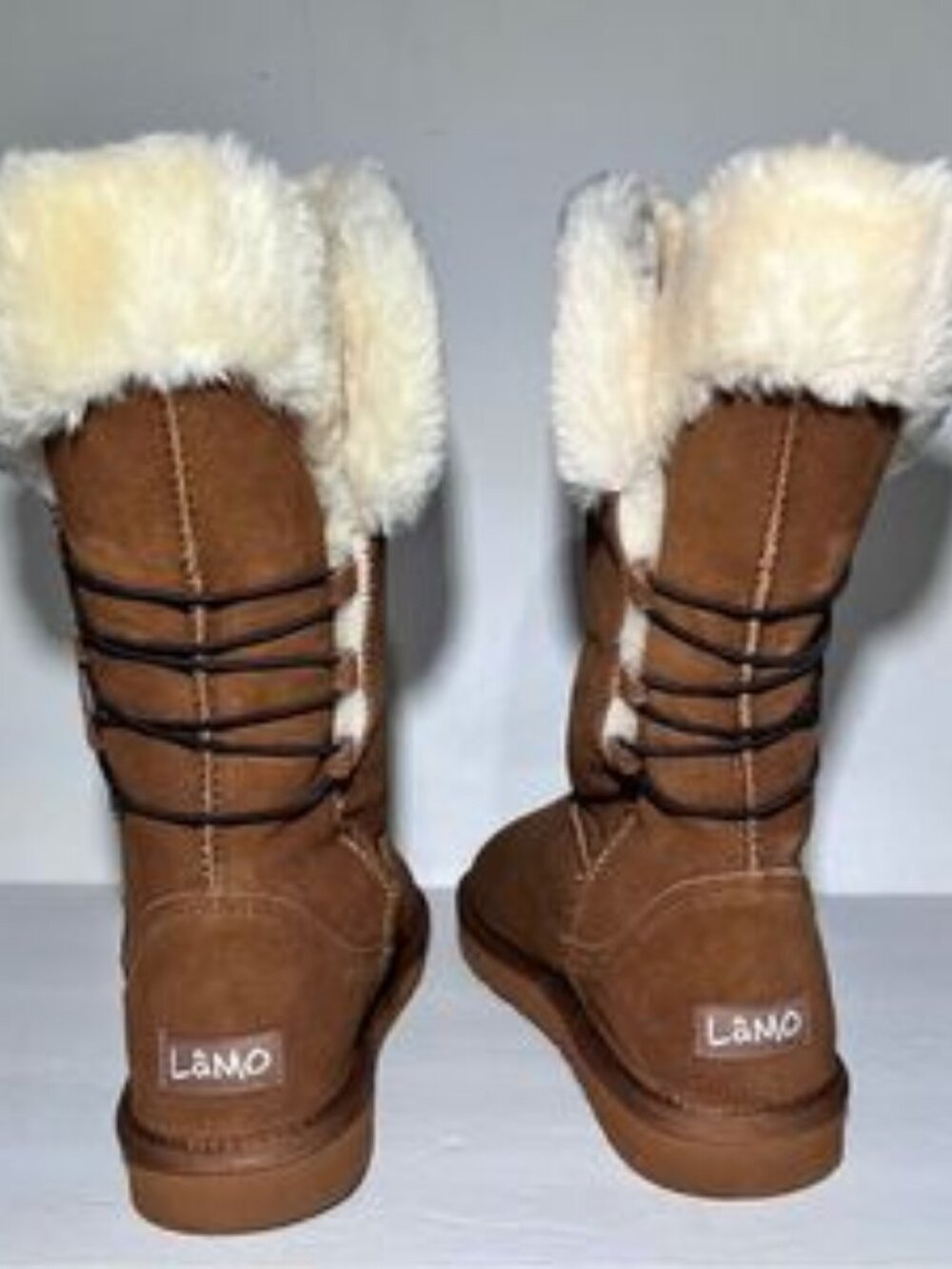 Lamo Celeste Water Resistant Suede Tall Winter Boots - Picture 4 of 6